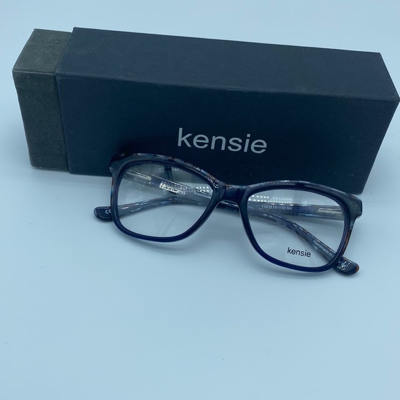 Kensie "Downtown" Navy Blue Petite Ophthalmic Frame - Picture 1 of 8